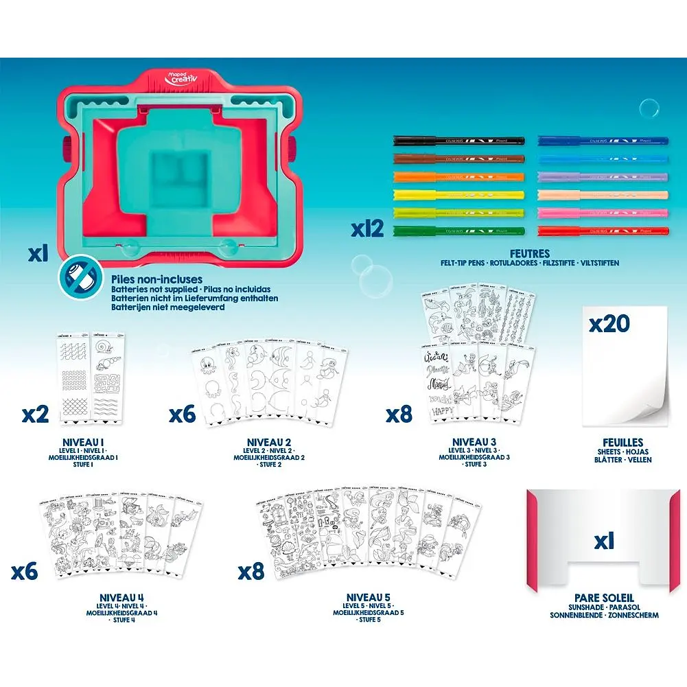 Световая доска Maped Lumi – Мир русалочки (MP.904101) - фото 2