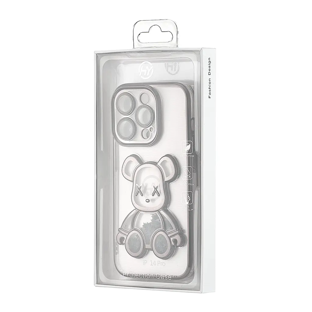 Чохол Shining Bear Case Protected Camera iPhone 14 Pro Black - фото 2
