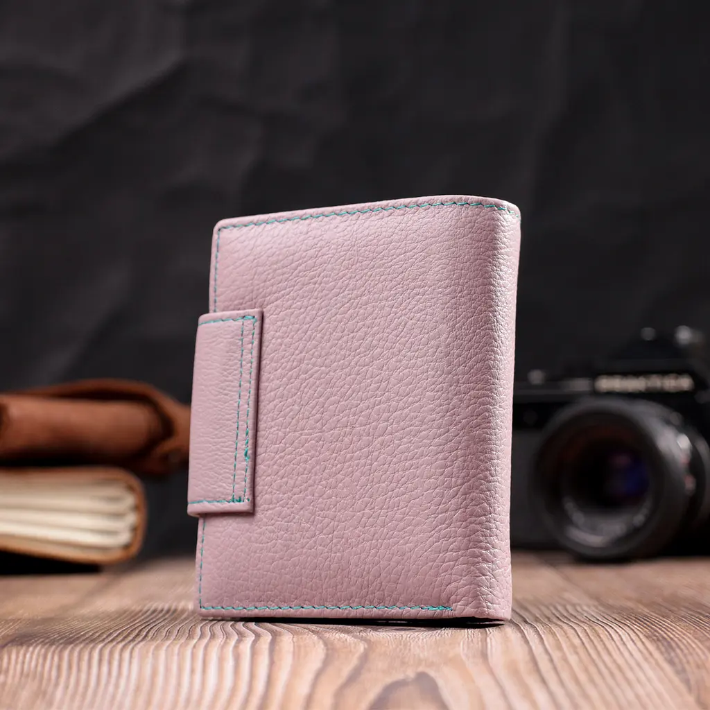 Жіночий шкіряний гаманець ST Leather 9х12х1.5 см acs0028364 - фото 8
