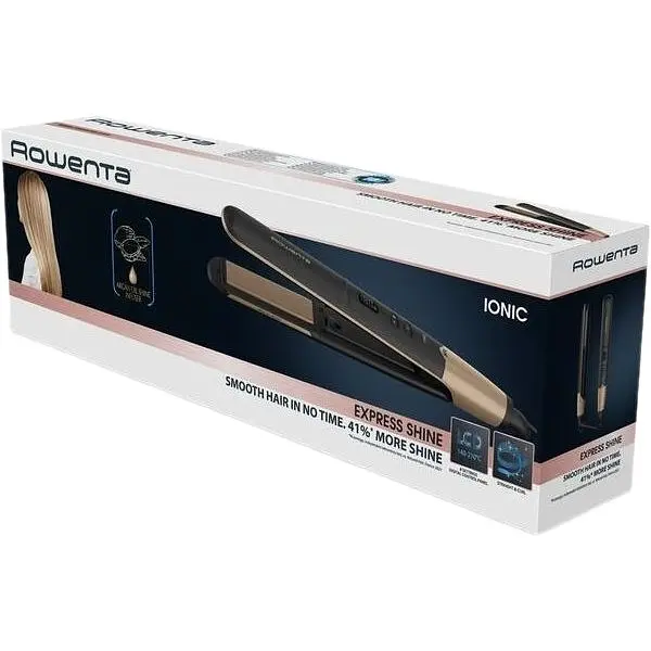 Випрямляч для волосся Rowenta Express Shine Argan Oil чорний (SF4630F0) - фото 6
