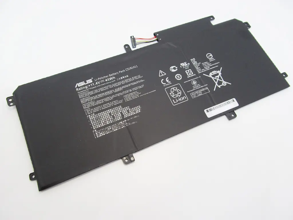 Акумулятор для ноутбука Asus UX305FA C31N1411, 3830 mAh (45Wh), 6cell, 11.4V, Li-ion, чорний - фото 2