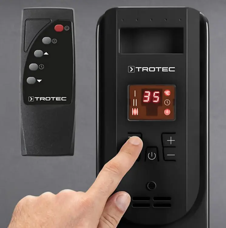 Обігрівач масляний Trotec TRH 25 E 2500W Black (1410000720) - фото 7