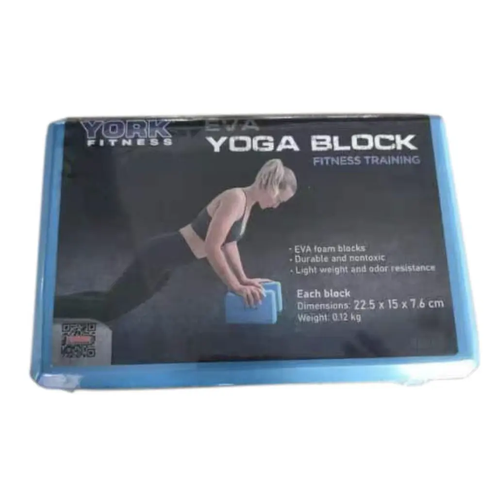 Блок для йоги York Fitness блакитний - фото 4
