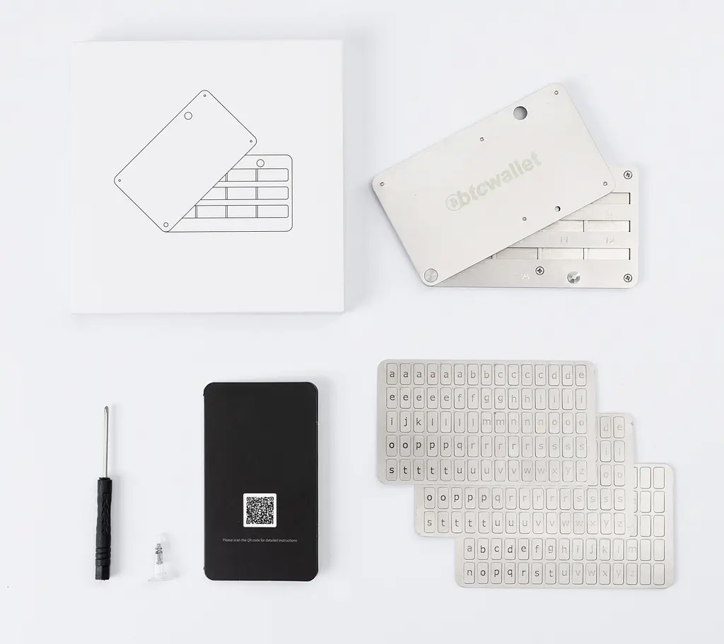 Мнемонічний планшет Btcwallet FoldTab S1 для зберігання сід-фрази - фото 6