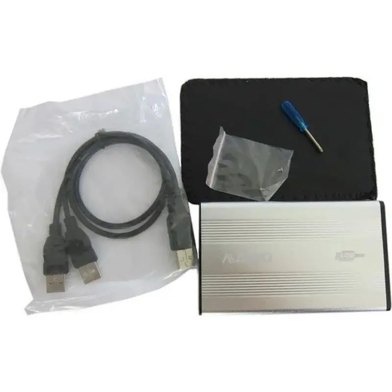 Кишеня зовнішня Maiwo K2501A-U2S 2.5" USB 2.0 silver - фото 3