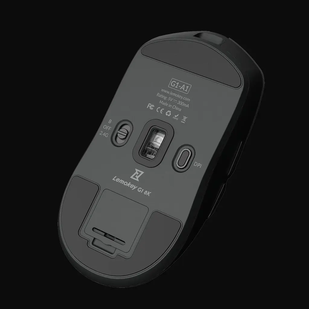 Миша Lemokey G1 8K Wireless White (G1-A2) - фото 6