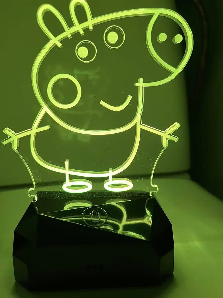 Світильник нічник 3D планшет USB, акумулятор, ручка для написів - фото 6