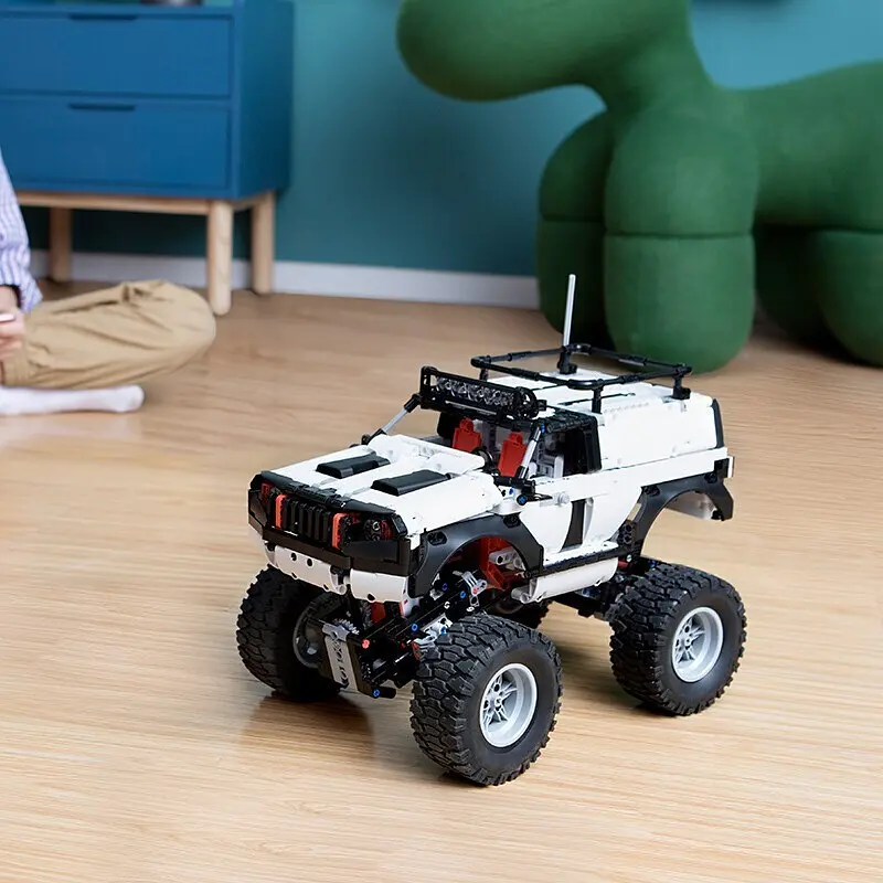Конструктор Xiaomitu DIY 4WD APP Control Car Grey LKU4052CN 1000 деталей - фото 5