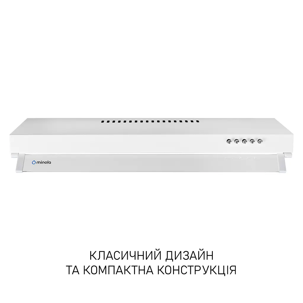 Витяжка плоска MINOLA HPL 633 WH - фото 2