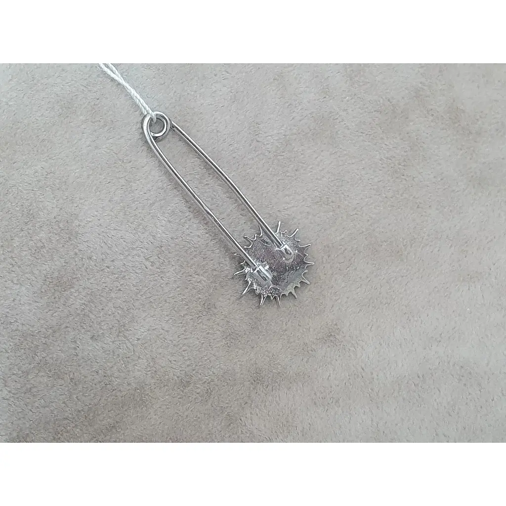 Срібна шпилька Ювелір Стандарт Сонечко з емаллю. 4193 З - фото 2