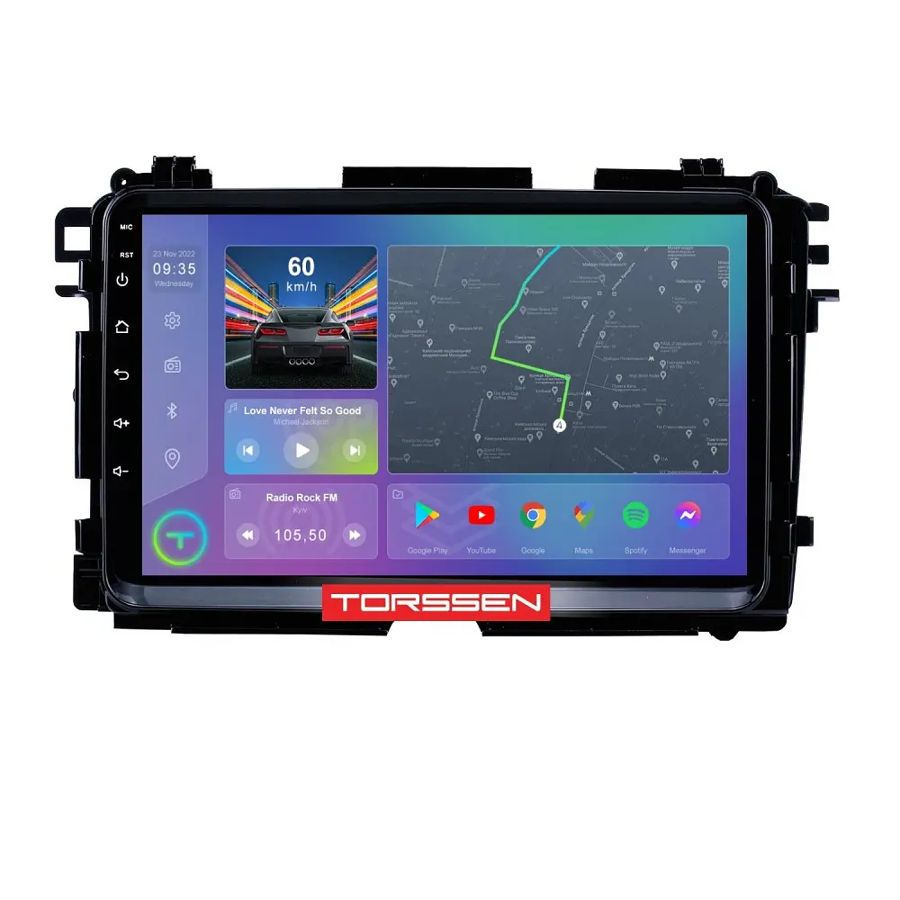 Штатна магнітола TORSSEN Honda XRV/HRV/XNV 2015+ FL9 4+64Gb 4G Carplay DSP