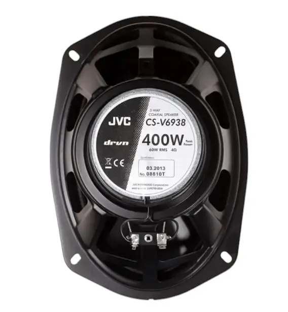 Широкополосные колонки автомобильные JVC CS-V6938(U) 6.5 дюймов - фото 6