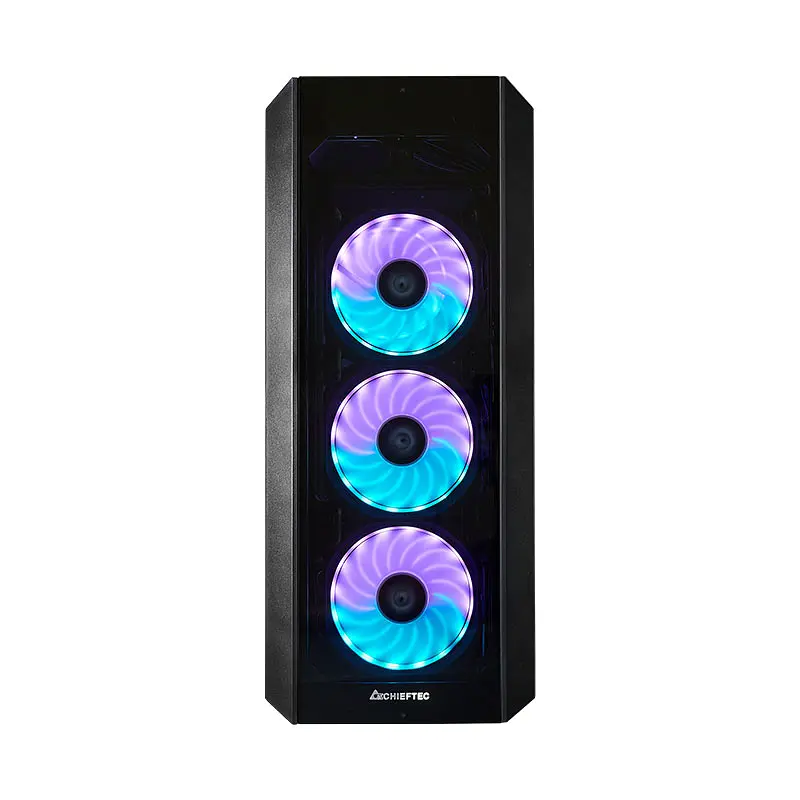 Корпус Chieftec SCORPION 4 GL-04B-OP 4x120mm A-RGB ATX без БЖ Black - фото 3