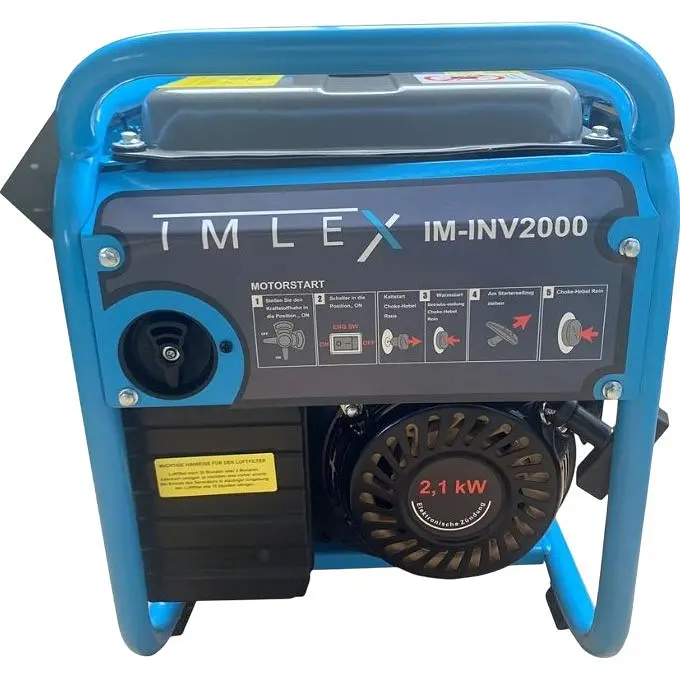 Инверторный бензиновый генератор IMLEX IM-INV 2000 [158729] - фото 4