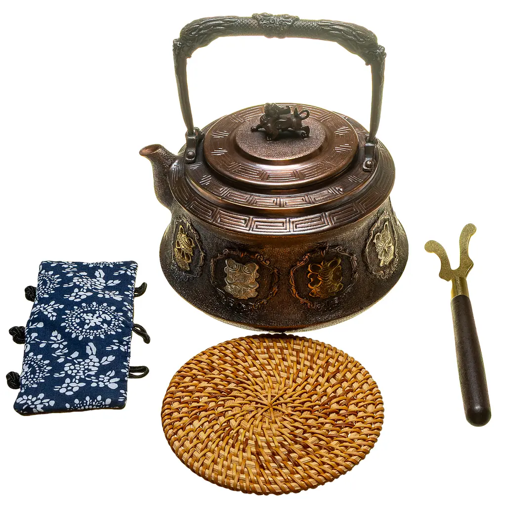 Чайник Newtea Вісім скарбів мідний 1.25 л - фото 3