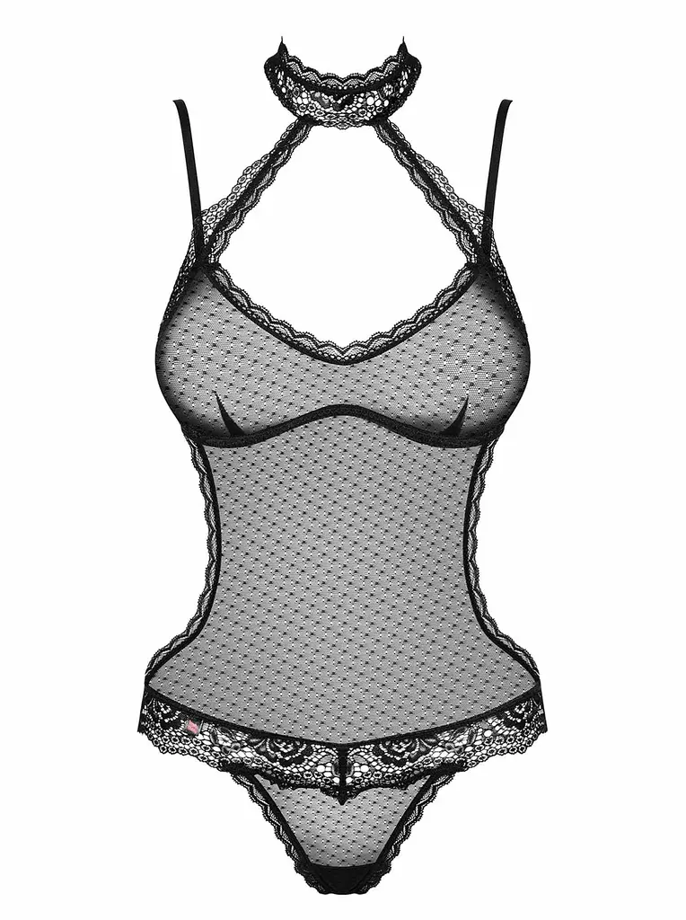 Боді Obsessive Claudusia L/XL чорний - фото 5