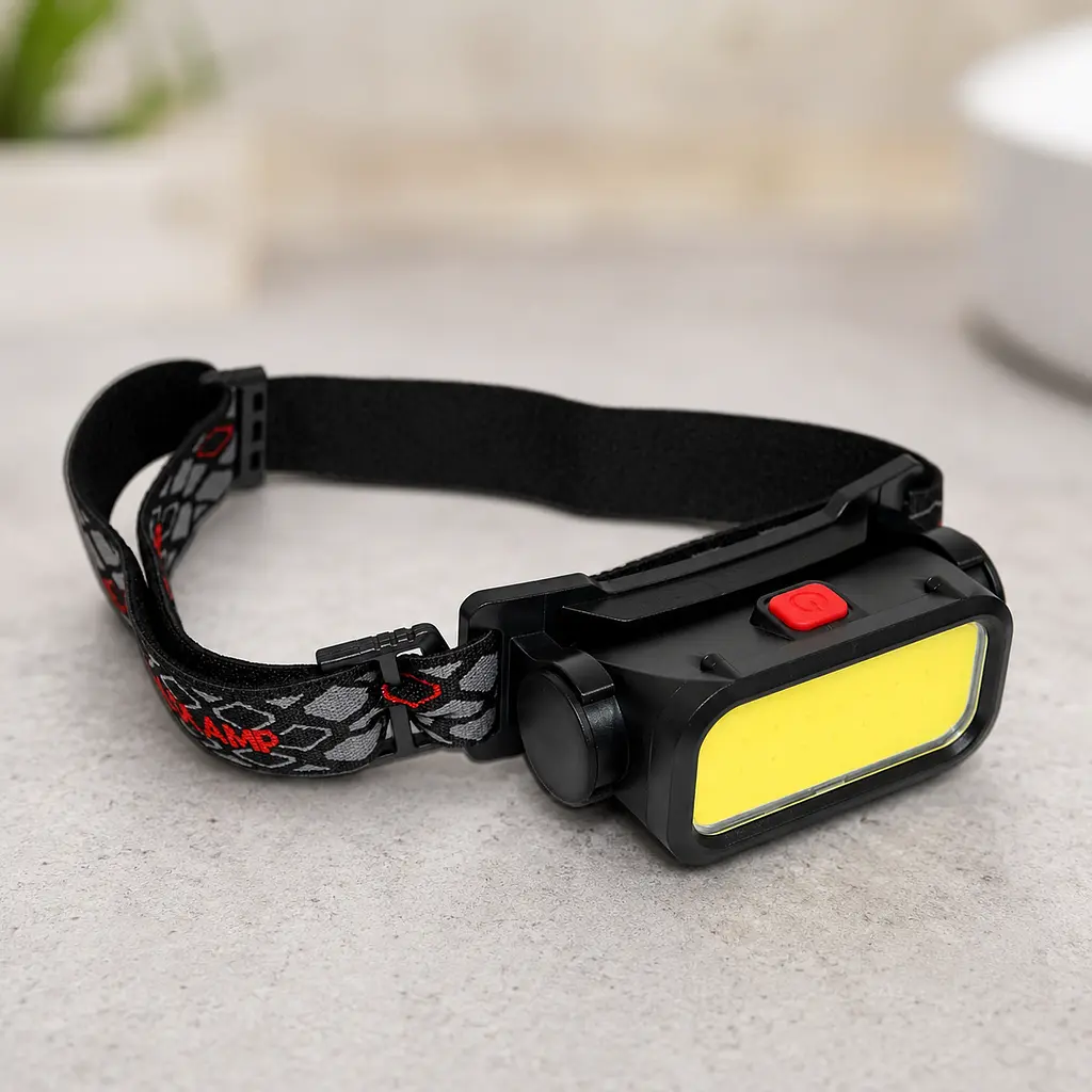 Налобний ліхтарик з білим та червоним світлом COB BL 008 / Ліхтар світлодіодний USB-C - фото 3