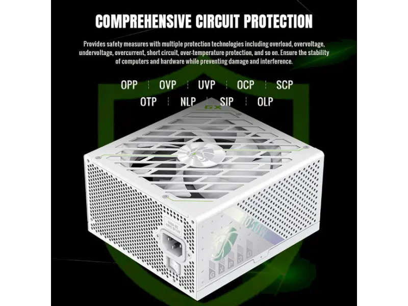 Блок живлення Gamemax GX Pro 1050G White - фото 7