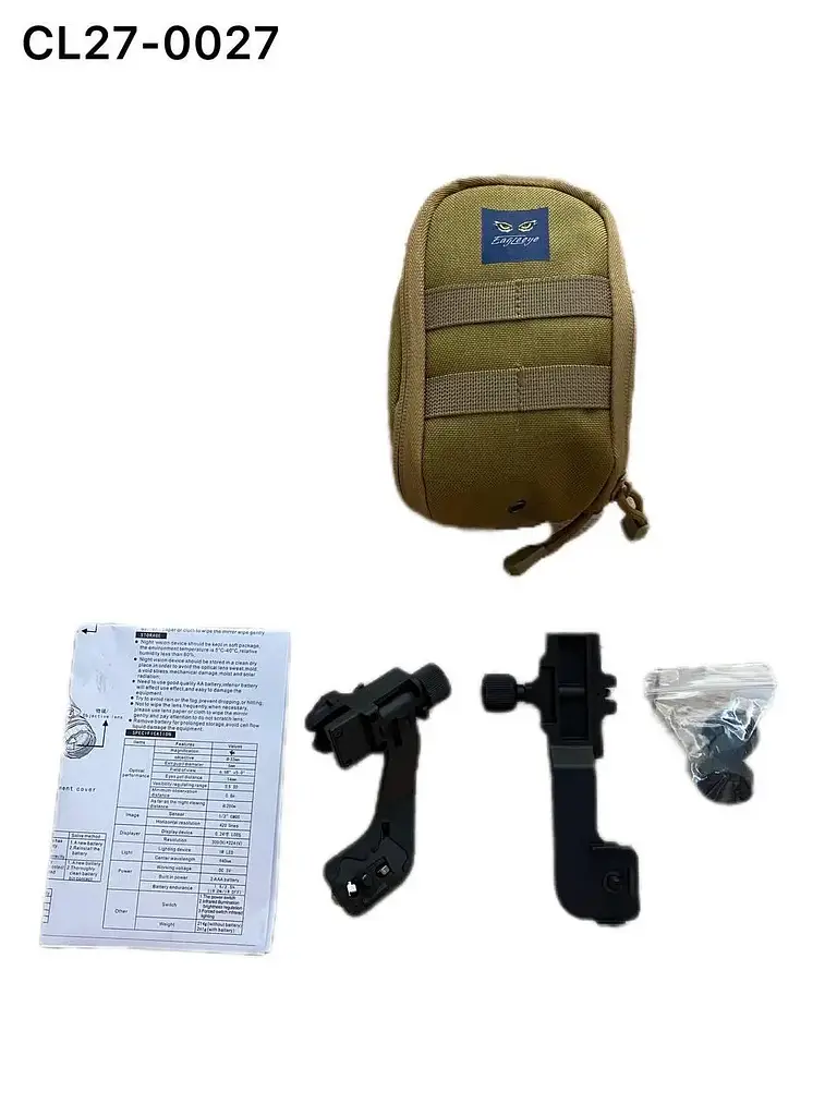 Тактический монокуляр ночного видения СL27-0027 Night Vision (до 400м) на шлем - фото 4