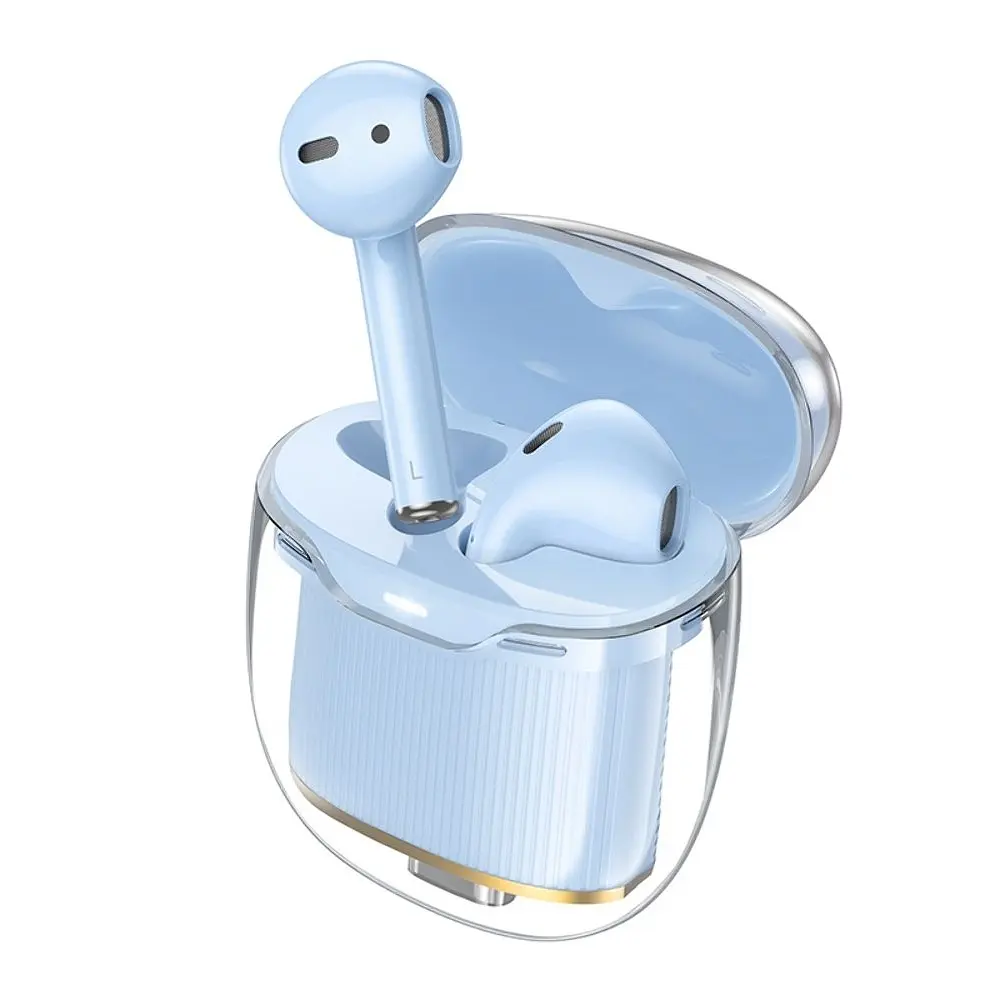 Беспроводные TWS наушники Hoco EW52 вкладыши blue - фото 3