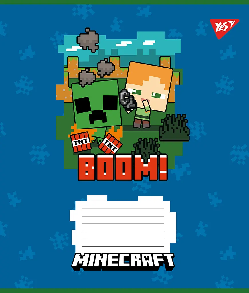 Набір зошитів Yes Minecraft А5 в лінійку 12 аркушів 25 шт. (766950) - фото 3