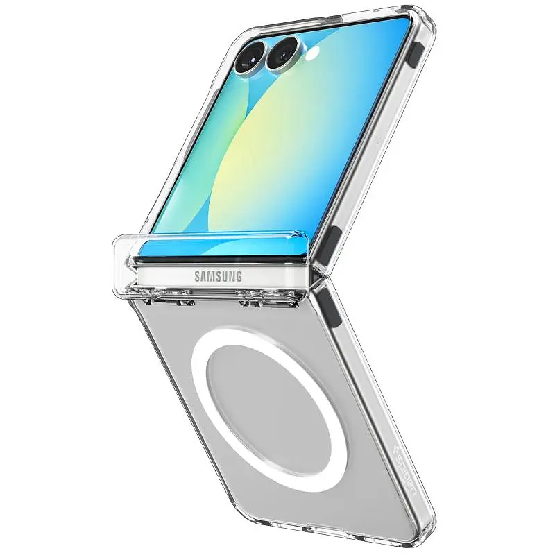 Чохол SGP Ultra Hybrid (MagFit) для Samsung Galaxy Z Flip7 Прозорий - фото 6