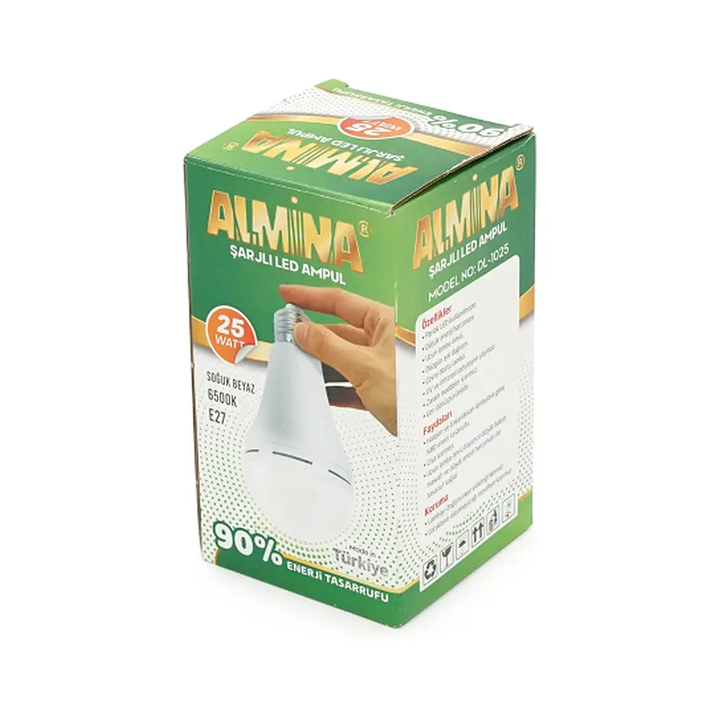 Лампочка Almina DL-1025 25W, 2700Лм, 6500K (DL-1025) - фото 3