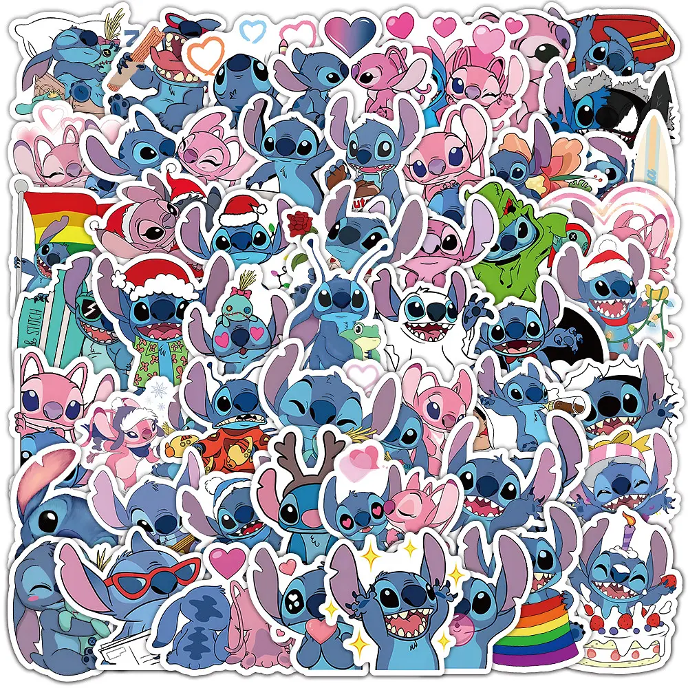 Стікерпак Стіч Набір наклейок GeekLand Stitch 50 штук - фото 3