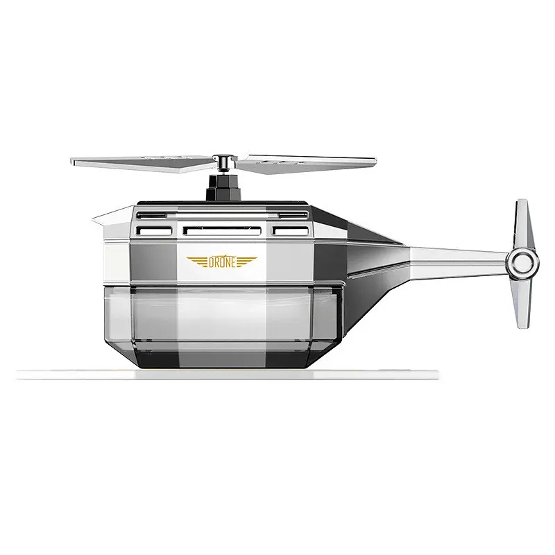 Автомобільний ароматизатор Вертоліт на сонячній батареї Drone Car Fragrance із обертанням 360° - фото 2