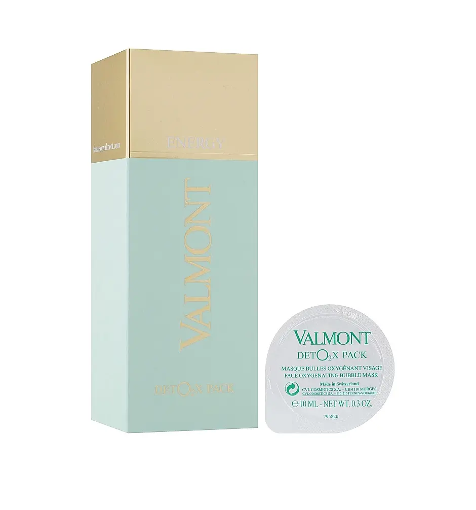Киснева бульбашкова маска Deto2x Pack Valmont 60 мл - фото 2