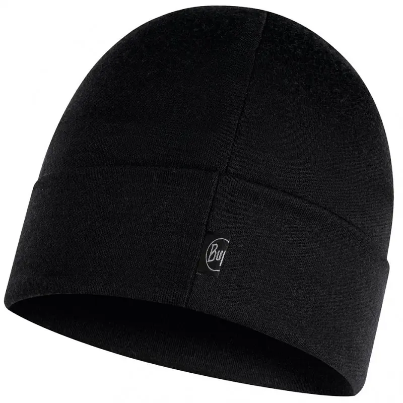 Шапка Buff Merino Heavyweight Beaney Solid Black (1033-BU 111170.999.10.00) - фото 2