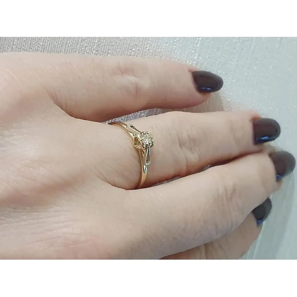 Золотое кольцо Гаразд с бриллиантами. 3022742 17 - фото 2