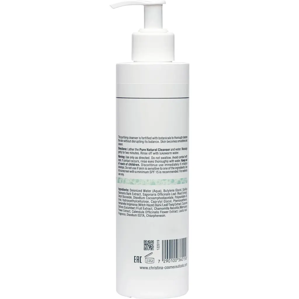Натуральный очищающий гель для всех типов кожи Christina Fresh Pure & Natural Cleanser 300 мл - фото 2