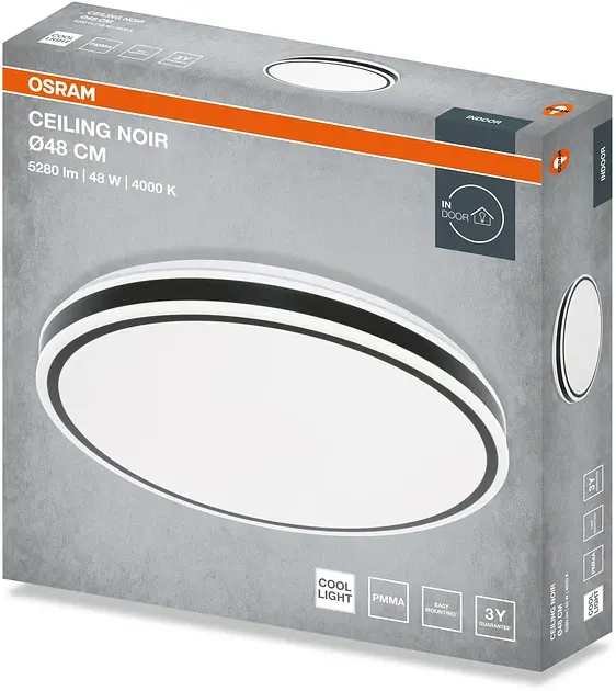 Osram Світильник накладний CEILING NOIR 480мм Round 48Вт 4000K - фото 4