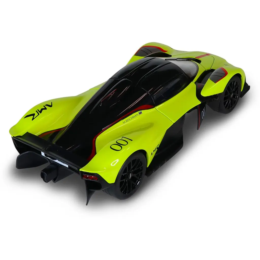 Автомодель - Aston Martin Valkyrie жовтий 1:18 (250937AMVKLG) - фото 9