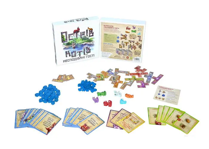 Настільна гра Geekach Games Острів котів: Несподівані гості (The Isle of Cats: Kickstarter Pack) (укр.) (GKCH002) - фото 6