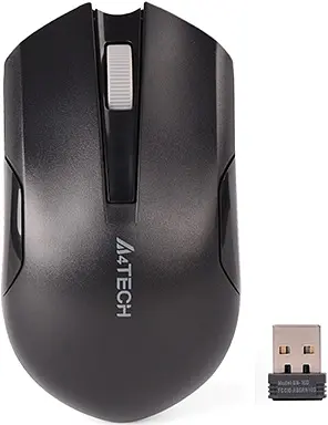 Миша A4Tech G3-200NS Silent Wireless black - фото 3
