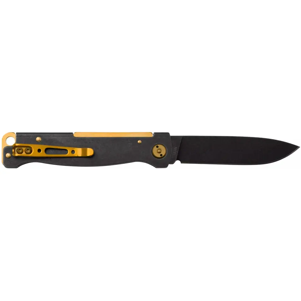 Ніж Boker Plus Atlas Чорний Stonewash Brass - фото 2