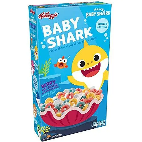 Сухий сніданок Kelloggs Baby Shark Berry 374g