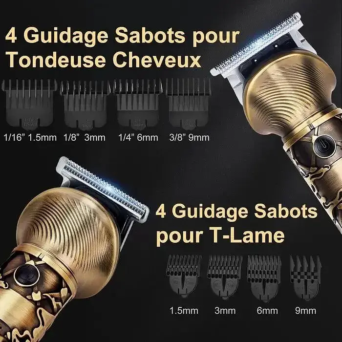 Машинка для стриження волосся YIDON Professional 6-в-1 - фото 3