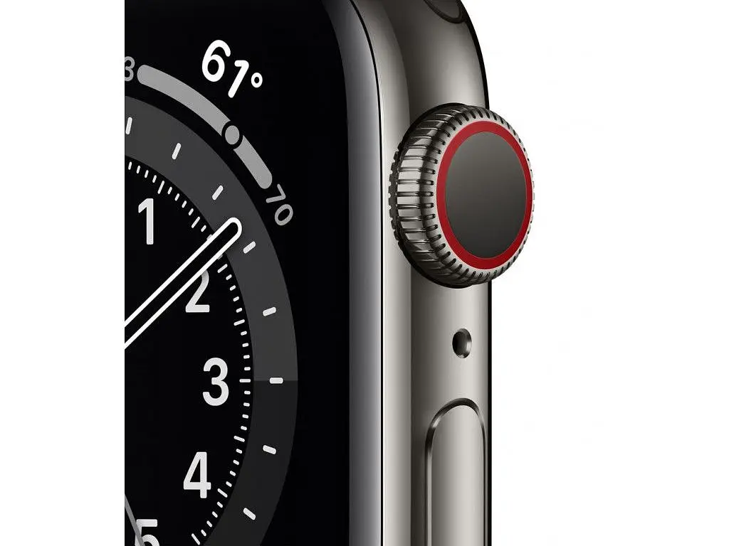 Смарт-часы Apple Watch Series 6 GPS + Cellular 44mm Graphite Stainless Steel Case with Graphite Milanese Loop [M07R3] [51004] - фото 3