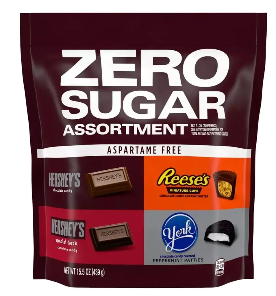 Цукерки Hershey's Reese's York Zero Sugar Assorted Flavored Candy 439г