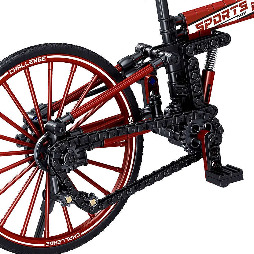 Конструктор велосипед  ZHEGAO OFF-ROAD BICYCLE спортивный офф- роад  258 деталей - фото 7