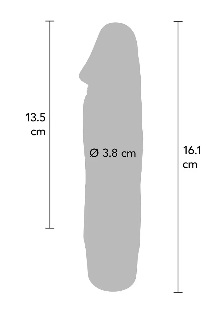 Вібратор ToyJoy Mini Classic, 16.1 см (тілесний) - фото 3