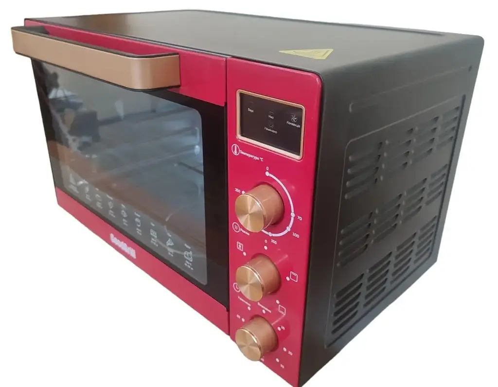 Духовка GoodGrill GR-6501RC 65 л конвекція червона - фото 3