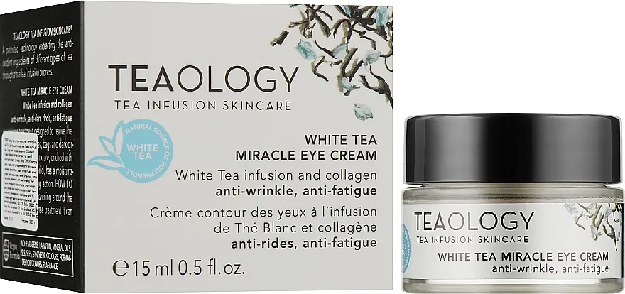 Крем для зоны вокруг глаз Teaology White Tea Miracle Eye Cream 15 мл - фото 3