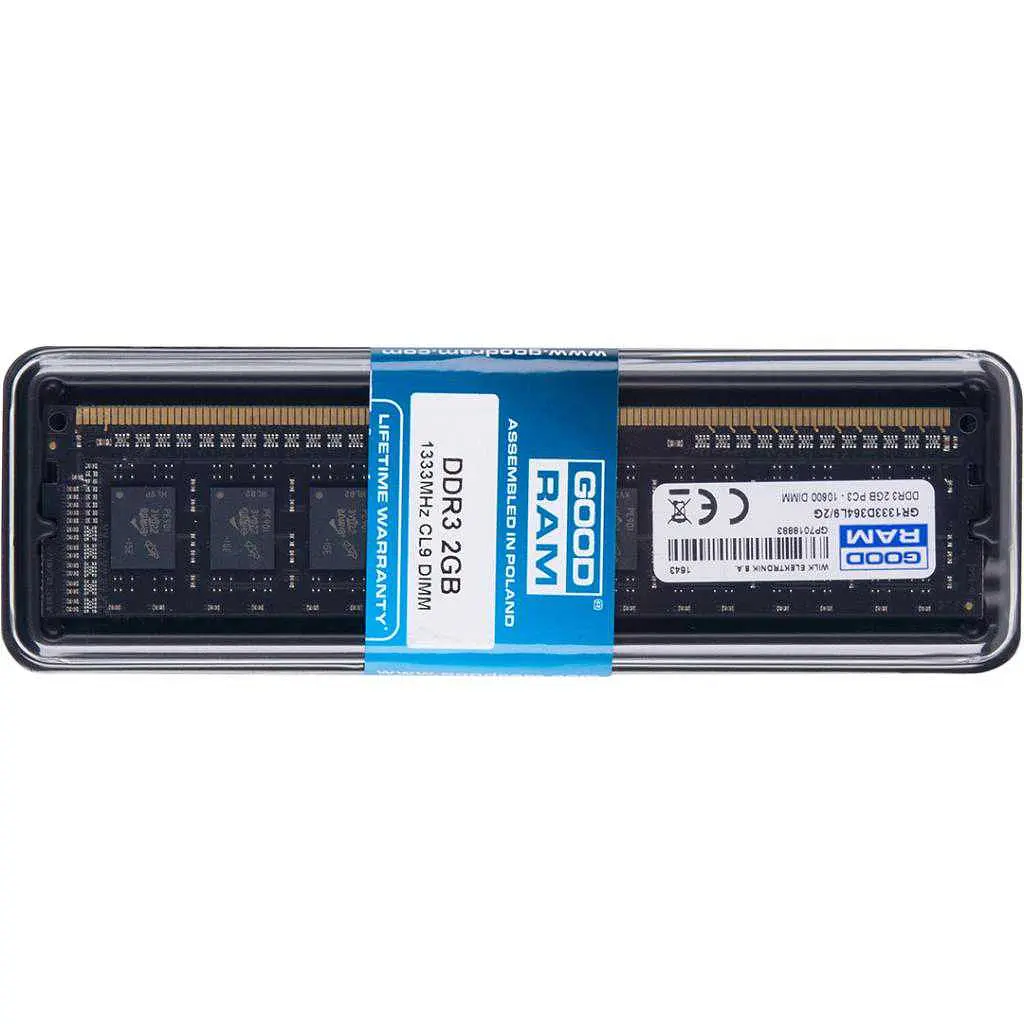 Модуль пам'яті GoodRam DDR3 2Gb 1333 MHz (GR1333D364L9/2G) Б/в - фото 5