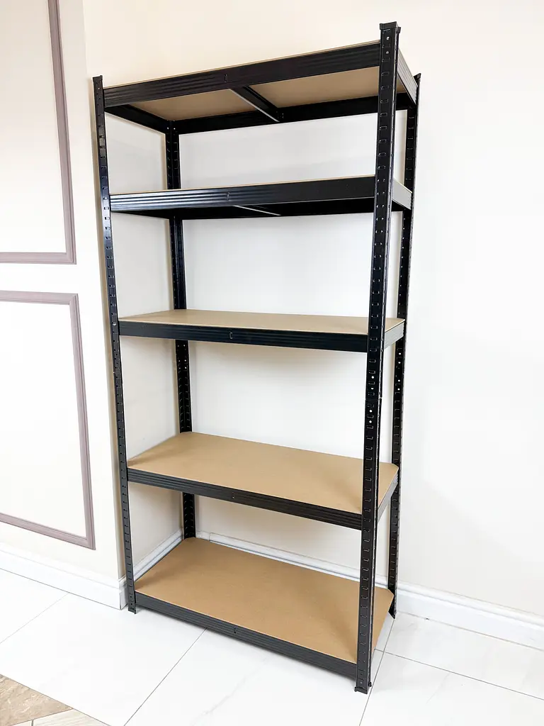 Стелаж 4P StrongShelf 150X70X30см Чорний, навантаження 150кг/полицю - фото 8