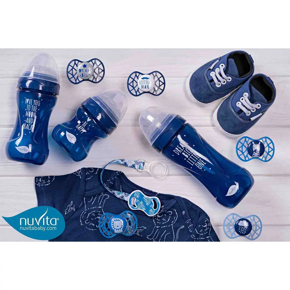 Пустышка Nuvita 7087 Air55 Explorer симметрическая 6m+ (зебра лев) 2 шт NV7087M - фото 7