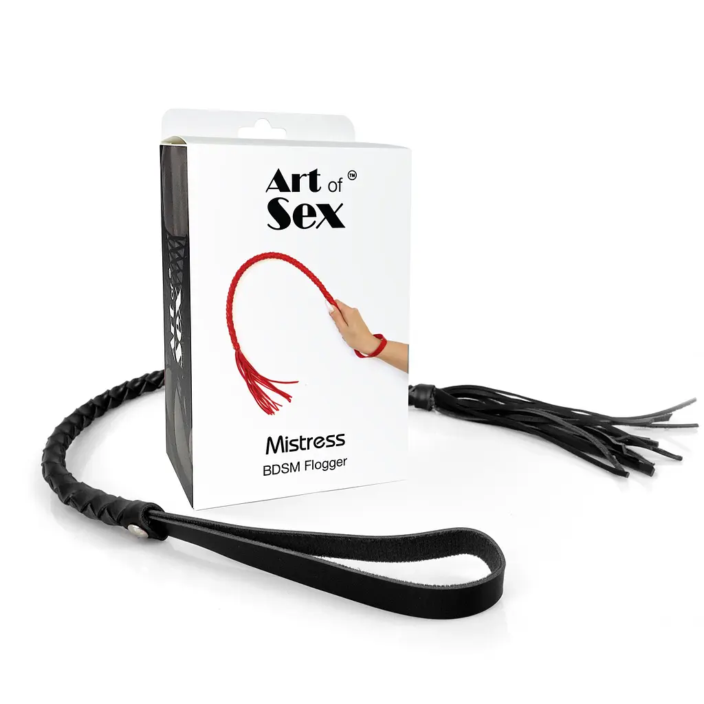 Батіг з екошкіри Art of Sex - Mistress, чорний Art of Sex SO9638 97814 - фото 2